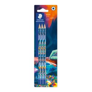 Моливи Staedtler HB 3бр, Син