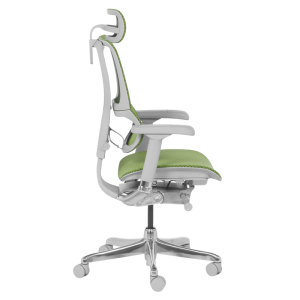 Ергономичен стол ERGOHUMAN IOO ELITE 2 - сива рамка - зелен