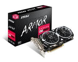 В-ра употр. видео карта MSI Armor RX 570 8GB
