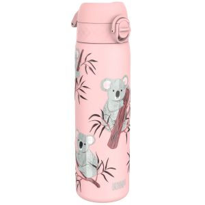 Бутилка за вода Ion8 Print, метална, 600ml, КОАЛА