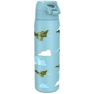 Бутилка за вода Ion8 Print, метална, 600ml, ИЗТРЕБИТЕЛ