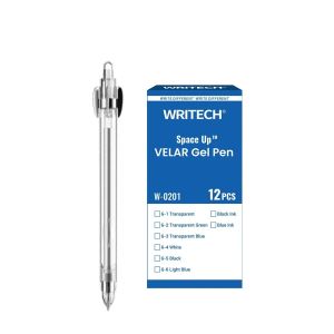Гел химикалка Writech Velar, прозрачна