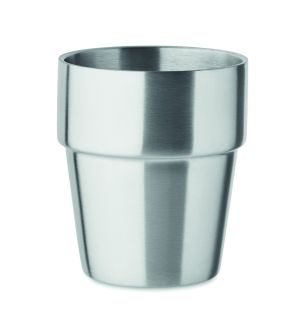 Чаша Acerito, двустенна, 250ml, СРЕБРИСТ