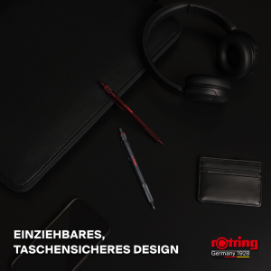 Химикалка Rotring 600, тъмносива