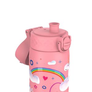 Бутилка за вода Ion8 Print, метална, 600ml, ЕДНОРОГ