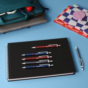 Автоматичен молив Rotring Tikky Retro, 0.5mm, сив