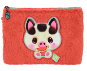 Несесер Bangoberry Piggy Pig, плюшен, 24х17х2см