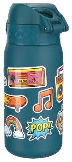 Бутилка за вода Ion8 Print, метална, 400ml, СТИКЕРИ