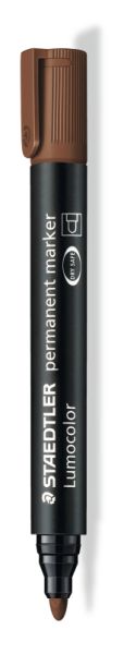 Маркер Staedtler Lumocolor 352, перманентен, объл връх, кафяв