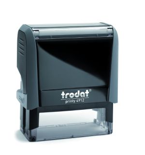 Печат Trodat 4912, 18x47mm, правоъгълен, син