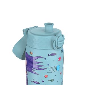 Бутилка за вода Ion8 Print, метална, 400ml, РУСАЛКИ