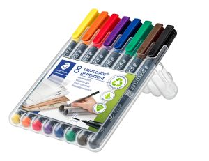 Комплект маркери Staedtler Lumocolor 317 OHP M, 8 цвята