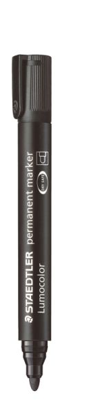 Маркер Staedtler Lumocolor 352, перманентен, объл връх,черен