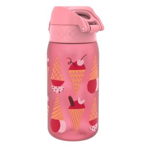 Бутилка за вода Ion8 Print, рециклирана пластмаса, 350ml, СЛАДОЛЕД