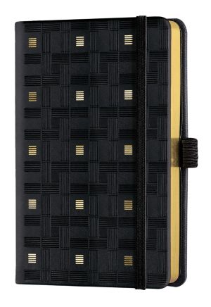 Бележник Castelli C&G, 9x14cm, б.л, Weaving Gold