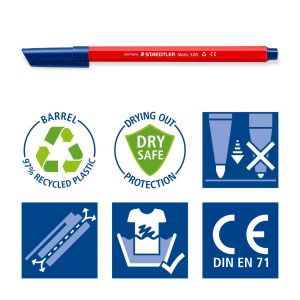 Флумастри Staedtler 326 Trend line, 10 цвята