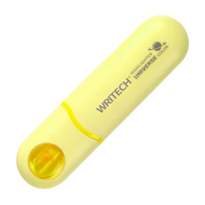 Текстмаркер Writech Astronaut Pastel, жълт