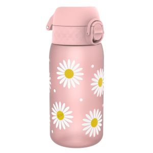 Бутилка за вода Ion8 Print, рециклирана пластмаса, 350ml, МАРГАРИТКИ