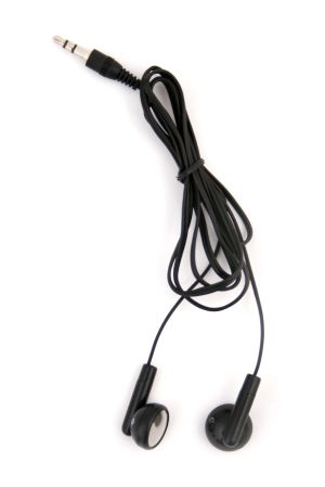 Стерео слушалки Fiesta Earphones FIS, ЧЕРЕН