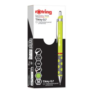 Автоматичен молив Rotring Tikky, 0.7mm, светло зелен