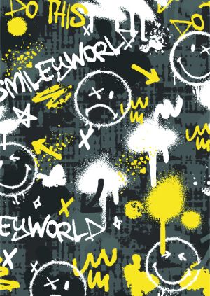 Тетрадка Smiley World А4, широки редове, 54 л