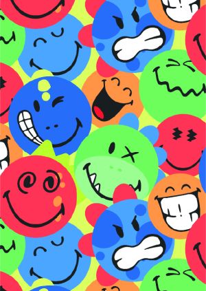 Тетрадка Smiley World А4, широки редове, 54 л