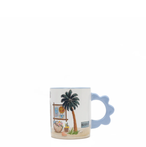 Керамична чаша Nicole Lee, 500ml, Sun&Sand