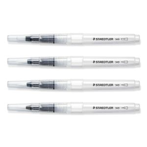 Четка Staedtler DJ с резервоар за вода, блистер, 4 броя
