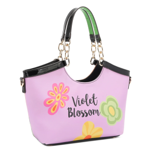 Чанта Nicole Lee, 34.5x23x8.5 cm, Violet Blossom