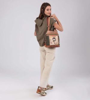 Раница Anekke Piece&Love Camel, 20/28х31х9 см