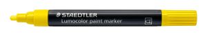 Акрилен маркер Staedtler Lumocolor 349, жълт 1
