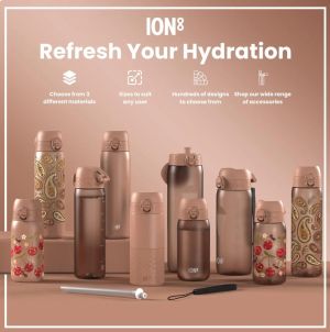 Термо бутилка за вода Ion8 SC, метална, 920ml, МОКА