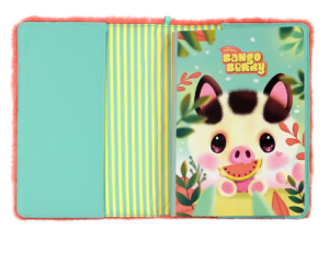 Бележник Bangoberry Piggy Pig, плюшен