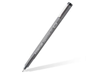 Тънкописец Staedtler Pigment Liner 308, 12 цвята