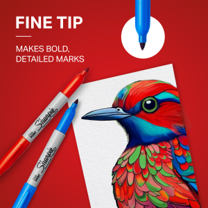 Комплект перманентни маркери Sharpie Seasonal, F, 24 цвята