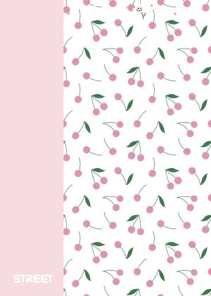 Тетрадка с телчета А4, 60л, PP, широки редове, БГ, Blossom