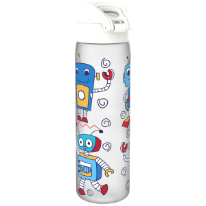 Бутилка  за вода Ion8 Print,рециклирана пластмаса,500ml, Robots