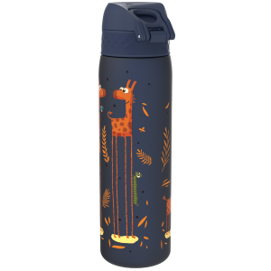 Бутилка  за вода Ion8 Print, рециклирана пластмаса,500ml, Giraffes