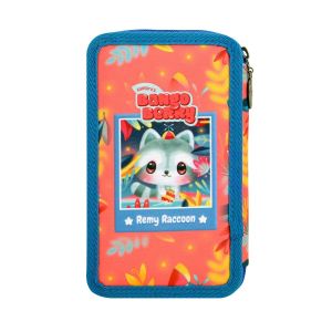 Несесер Bangoberry Remy Raccoon, троен, пълен, 45ч