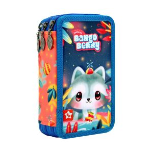 Несесер Bangoberry Remy Raccoon, троен, пълен, 45ч