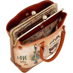 Чанта Anekke Piece&Love Camel, 31x24x13 cm