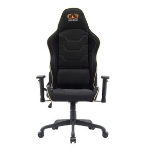 Геймърски стол RFG Move Legend, Butterfly механизъм, полипропиленова основа, до 150 kg, черно-златист