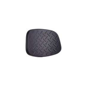 Офис стол RFG Remo Ring Chrome, висок, до 130 kg, черен, подходящ за професионално използване в лаборатории, здравеопазване, услуги и производство