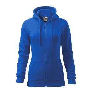 Malfini Дамски суитшърт Zipper 411, размер M, син