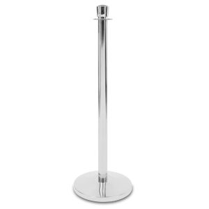 Ограничително колче Modern, хром, широчина 320 mm, височина 920 mm