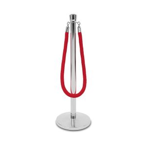 Ограничително колче Modern, хром, широчина 320 mm, височина 920 mm