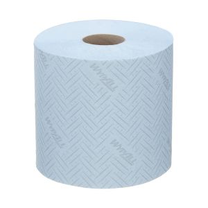 Кърпи за почистване Kimberly-Clark WypAll L10 7494 Centrefeed, на ролка, 38 х 18.3 cm, 630 къса, сини, 6 броя