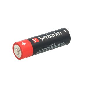 Алкална батерия Verbatim, AA, LR6, 1.5 V, 4 броя