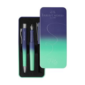 Faber-Castell Писалка и химикалка Poly, Buzzing blue