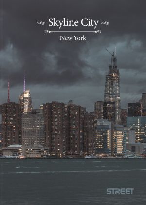 Тетрадка с телчета А5, 80л, ШР, БГ, Skyline